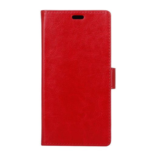 Etui Portefeuille Rouge Pour Huawei P10 Avec Rabat Latéral Fonction Stand