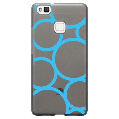 Coque Souple Pour Huawei Ascend P9-Lite Avec Impression Motifs Ronds Bleus