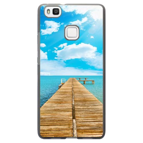 Coque Souple Pour Huawei Ascend P9-Lite Avec Impression Motifs Ponton Sur La Mer