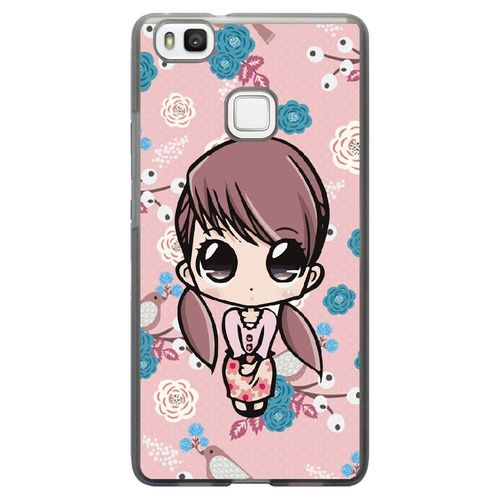 Coque Souple Pour Huawei Ascend P9-Lite Avec Impression Motifs Petite Fille Mang