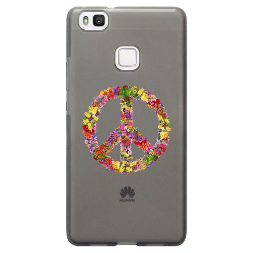 Coque Souple Pour Huawei Ascend P9-Lite Avec Impression Motifs Peace And Love Fl