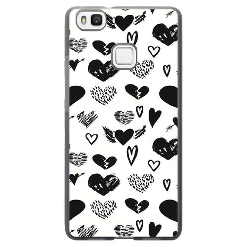Coque Souple Pour Huawei Ascend P9-Lite Avec Impression Motifs Love Coeur 1
