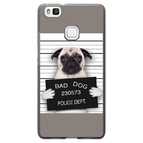Coque Souple Pour Huawei Ascend P9-Lite Avec Impression Motifs Bulldog Prisonnie