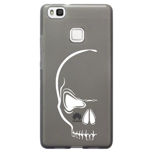 Coque Souple Pour Huawei Ascend P9-Lite Avec Impression Motifs Crâne Blanc