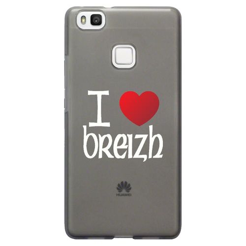 Coque Souple Pour Huawei Ascend P9-Lite Avec Impression Motifs Coeur Rouge I Lov