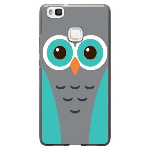 Coque Souple Pour Huawei Ascend P9-Lite Avec Impression Motifs Chouette Bleue Et