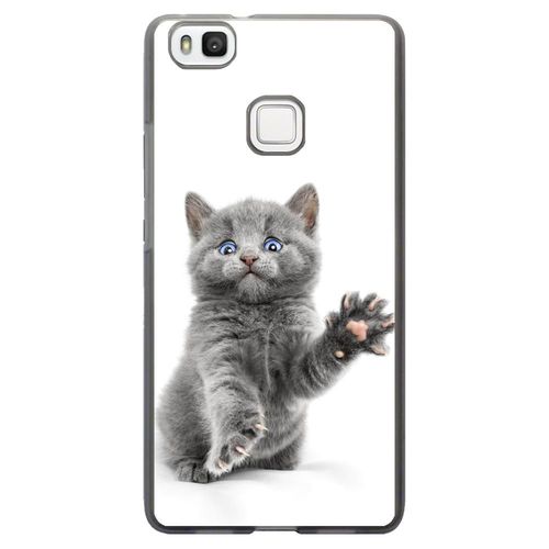 Coque Souple Pour Huawei Ascend P9-Lite Avec Impression Motifs Chat Yeux Bleus