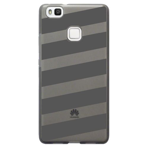 Coque Souple Pour Huawei Ascend P9-Lite Avec Impression Motifs Bandes Grises