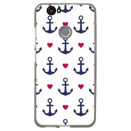 Coque Souple Pour Huawei Nova Avec Impression Motifs Thème Marin 5