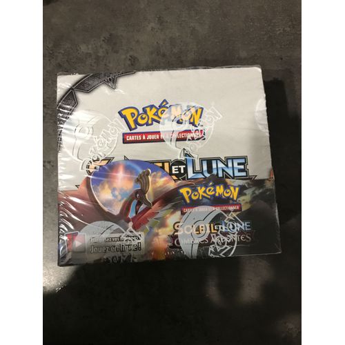 Display De 36 Boosters Pokémon Sl3  Soleil Et Lune Ombres Ardentes Version Française