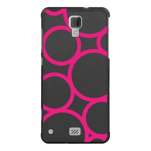 Coque Souple Pour Hisense C20 Avec Impression Motifs Ronds Fushias