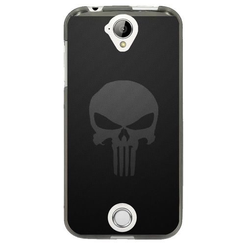 Coque Souple Pour Acer Liquid M330 Avec Impression Motifs Tête De Mort Sur Fond