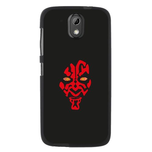 Coque Souple Pour Htc Desire 526 Avec Impression Motifs Dark Rouge