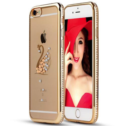 Coque Souple Shengo Xinya Cygne Pour Iphone 6s Coloris Or