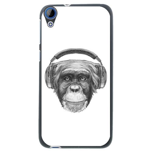 Coque Souple Pour Htc Desire 626 Avec Impression Motifs Singe Avec Casque