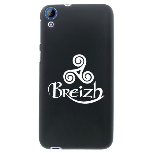 Coque Souple Pour Htc Desire 626 Avec Impression Motifs Triskel Celte Blanc
