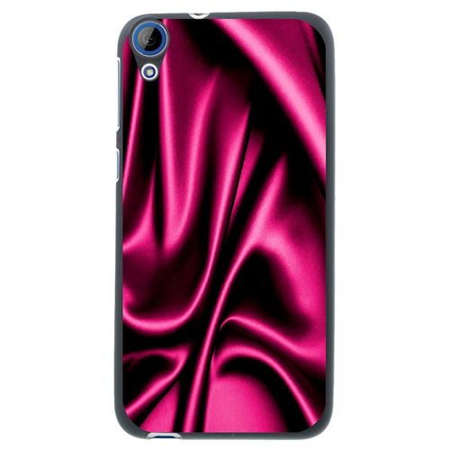 Coque Souple Pour Htc Desire 626 Avec Impression Motifs Soie Drapée Rose