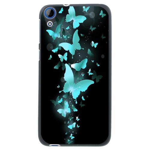 Coque Souple Pour Htc Desire 626 Avec Impression Motifs Papillons Bleus