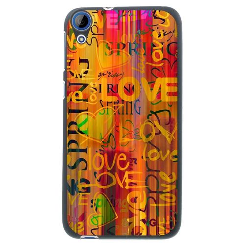 Coque Souple Pour Htc Desire 626 Avec Impression Motifs Love Spring