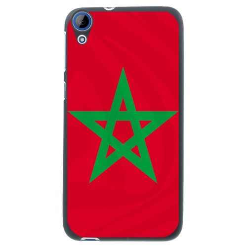 Coque Souple Pour Htc Desire 626 Avec Impression Motifs Drapeau Du Maroc