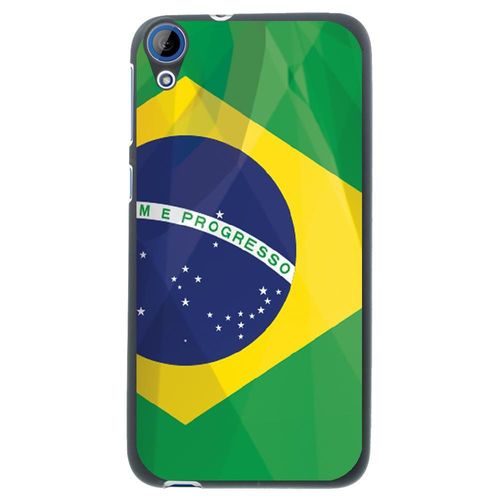 Coque Souple Pour Htc Desire 626 Avec Impression Motifs Drapeau Du Brésil