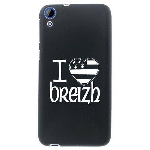 Coque Souple Pour Htc Desire 626 Avec Impression Motifs Drapeau Breton I Love Br