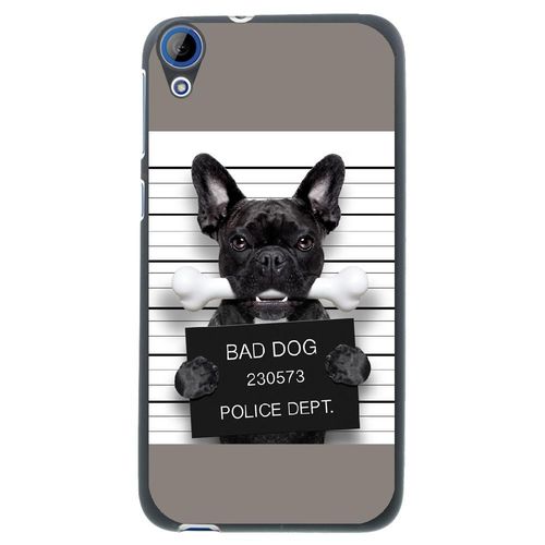 Coque Souple Pour Htc Desire 626 Avec Impression Motifs Bulldog Prisonnier Os