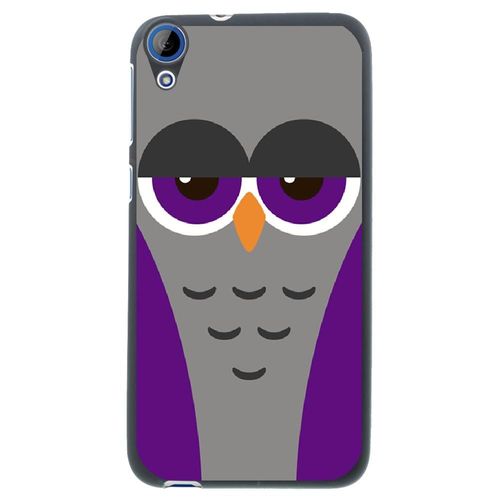 Coque Souple Pour Htc Desire 626 Avec Impression Motifs Chouette Endormie Mauve