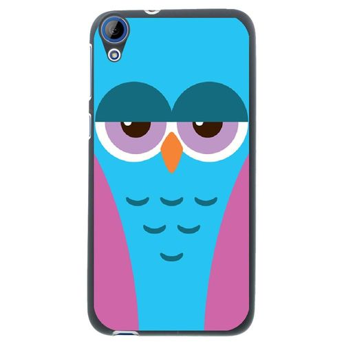 Coque Souple Pour Htc Desire 626 Avec Impression Motifs Chouette Endormie Bleue