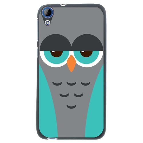 Coque Souple Pour Htc Desire 626 Avec Impression Motifs Chouette Endormie Bleue