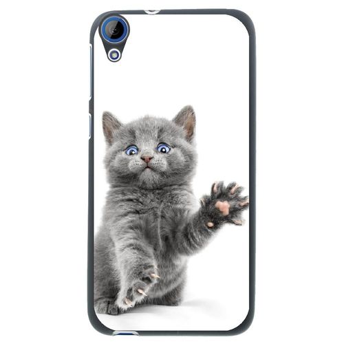 Coque Souple Pour Htc Desire 626 Avec Impression Motifs Chat Yeux Bleus