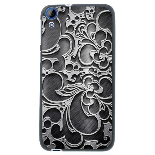 Coque Souple Pour Htc Desire 626 Avec Impression Motifs Arabesque Noir