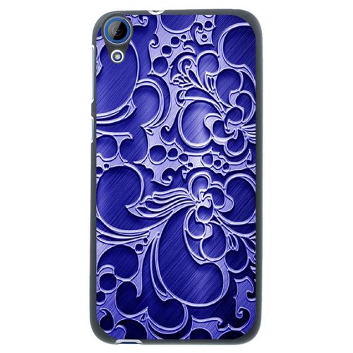 Coque Souple Pour Htc Desire 626 Avec Impression Motifs Arabesque Bleu