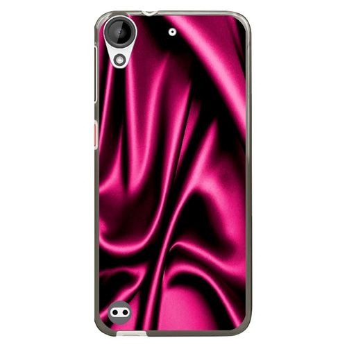 Coque Souple Pour Htc Desire 630 Avec Impression Motifs Soie Drapée Rose