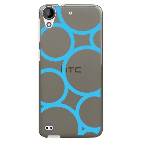 Coque Souple Pour Htc Desire 630 Avec Impression Motifs Ronds Bleus