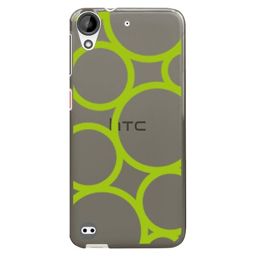 Coque Souple Pour Htc Desire 530 Avec Impression Motifs Ronds Verts