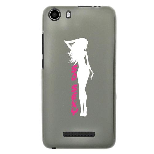 Coque Souple Pour Wiko Lenny 2 Avec Impression Motifs So Sexy Blanche