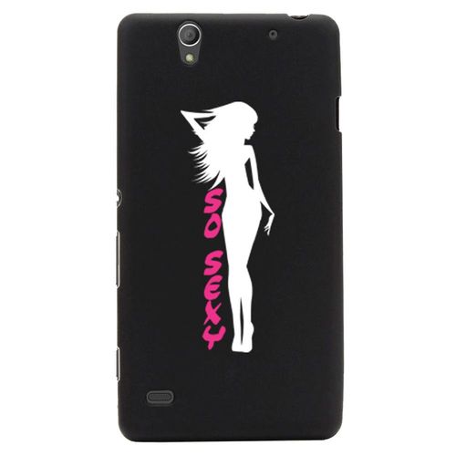 Coque Souple En Gel Pour Sony Xperia C4 Avec Impression Motifs So Sexy Blanche
