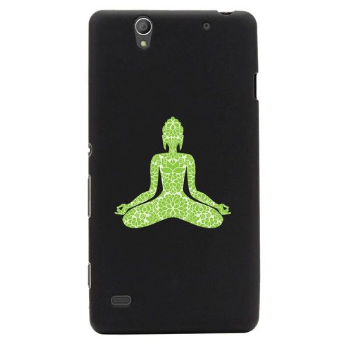 Coque Souple En Gel Pour Sony Xperia C4 Avec Impression Motifs Bouddha Vert