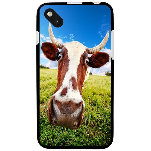 Coque Souple En Gel Pour Wiko Sunset 2 Avec Impression Motifs Vache