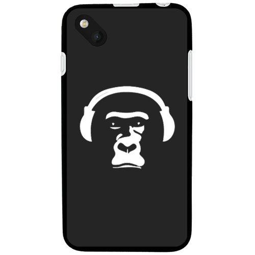 Coque Souple En Gel Pour Wiko Sunset 2 Avec Impression Motifs Singe Avec Son Cas