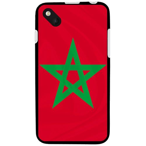 Coque Souple En Gel Pour Wiko Sunset 2 Avec Impression Motifs Drapeau Du Maroc
