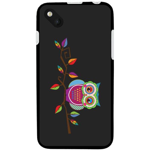 Coque Souple En Gel Pour Wiko Sunset 2 Avec Impression Motifs Chouette Sur Une B