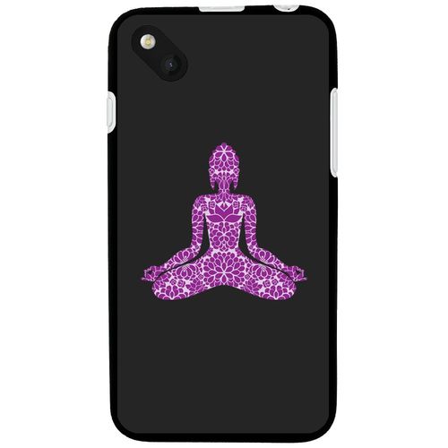 Coque Souple En Gel Pour Wiko Sunset 2 Avec Impression Motifs Bouddha Mauve