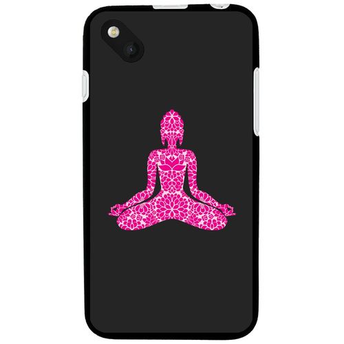 Coque Souple En Gel Pour Wiko Sunset 2 Avec Impression Motifs Bouddha Fushia