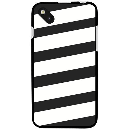 Coque Souple En Gel Pour Wiko Sunset 2 Avec Impression Motifs Bandes Blanches