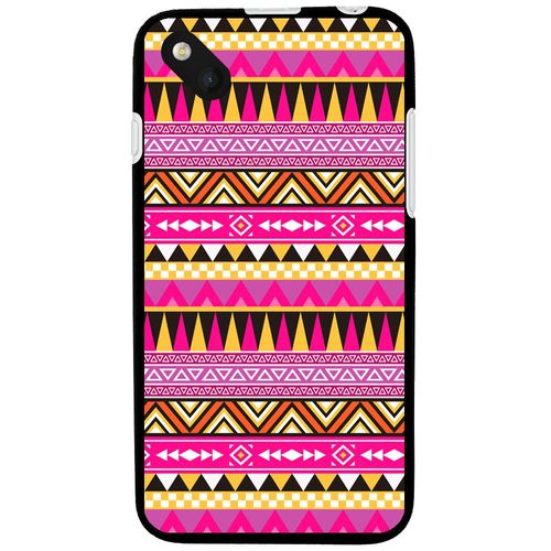 Coque Souple En Gel Pour Wiko Sunset 2 Avec Impression Motifs Aztèque
