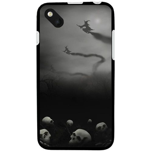 Coque Souple Pour Wiko Sunset 2 Avec Impression Motifs Sorcières Balais