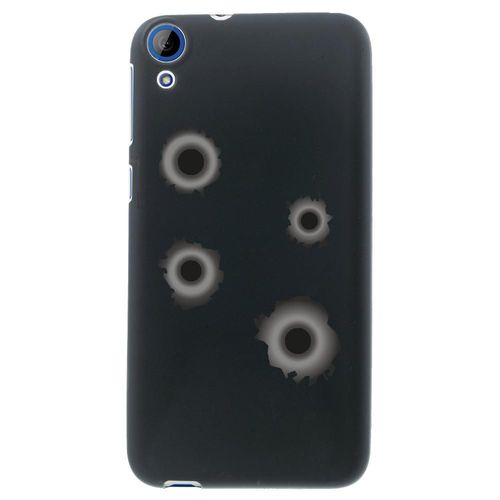 Coque Souple Pour Htc Desire 820 Avec Impression Motifs Impacts De Balles