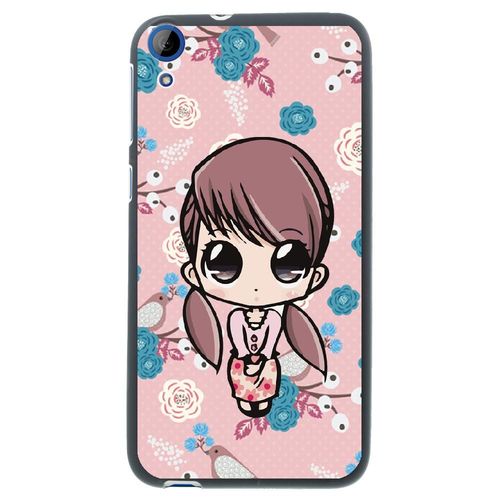 Coque Souple Pour Htc Desire 820 Avec Impression Motifs Petite Fille Manga